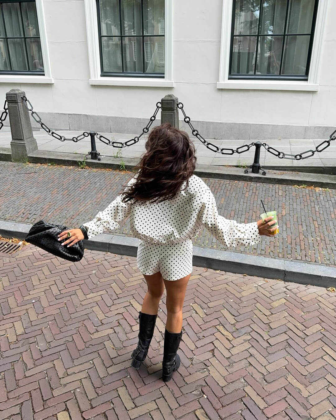 Gloria Kombi-Set mit Polka-Dot-Muster