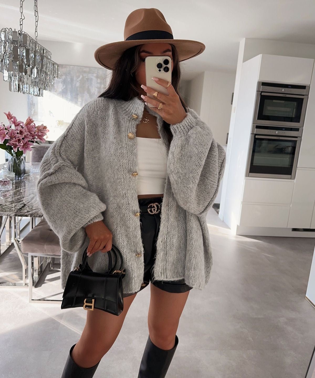 Greta langer Cardigan