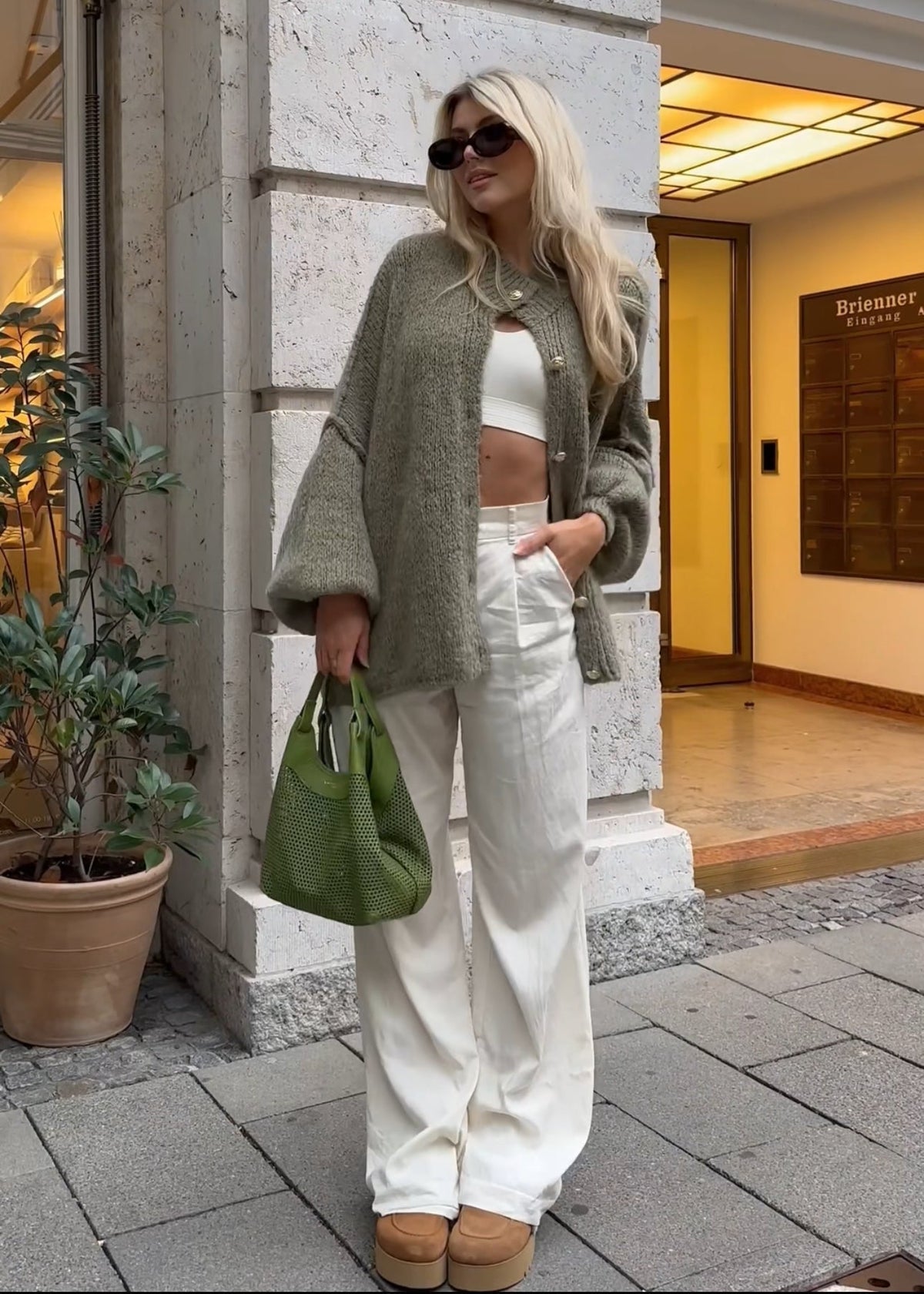 Greta langer Cardigan