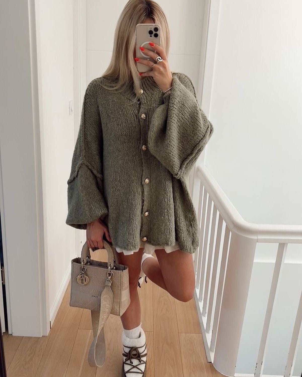 Greta langer Cardigan