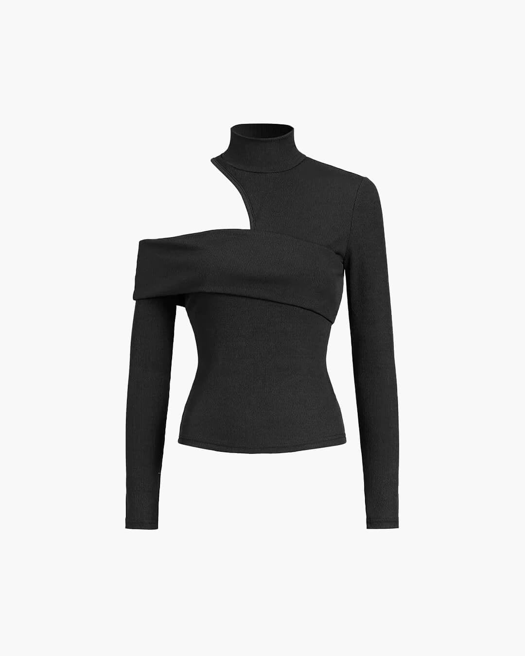 Hazel Cutout Shoulder Knitted Top