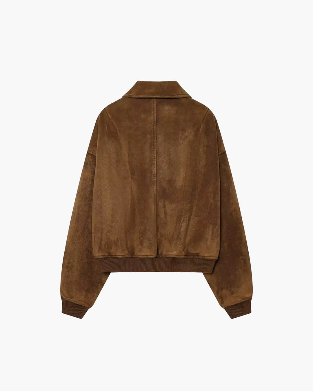 Heather Jacke aus Velourslederimitat