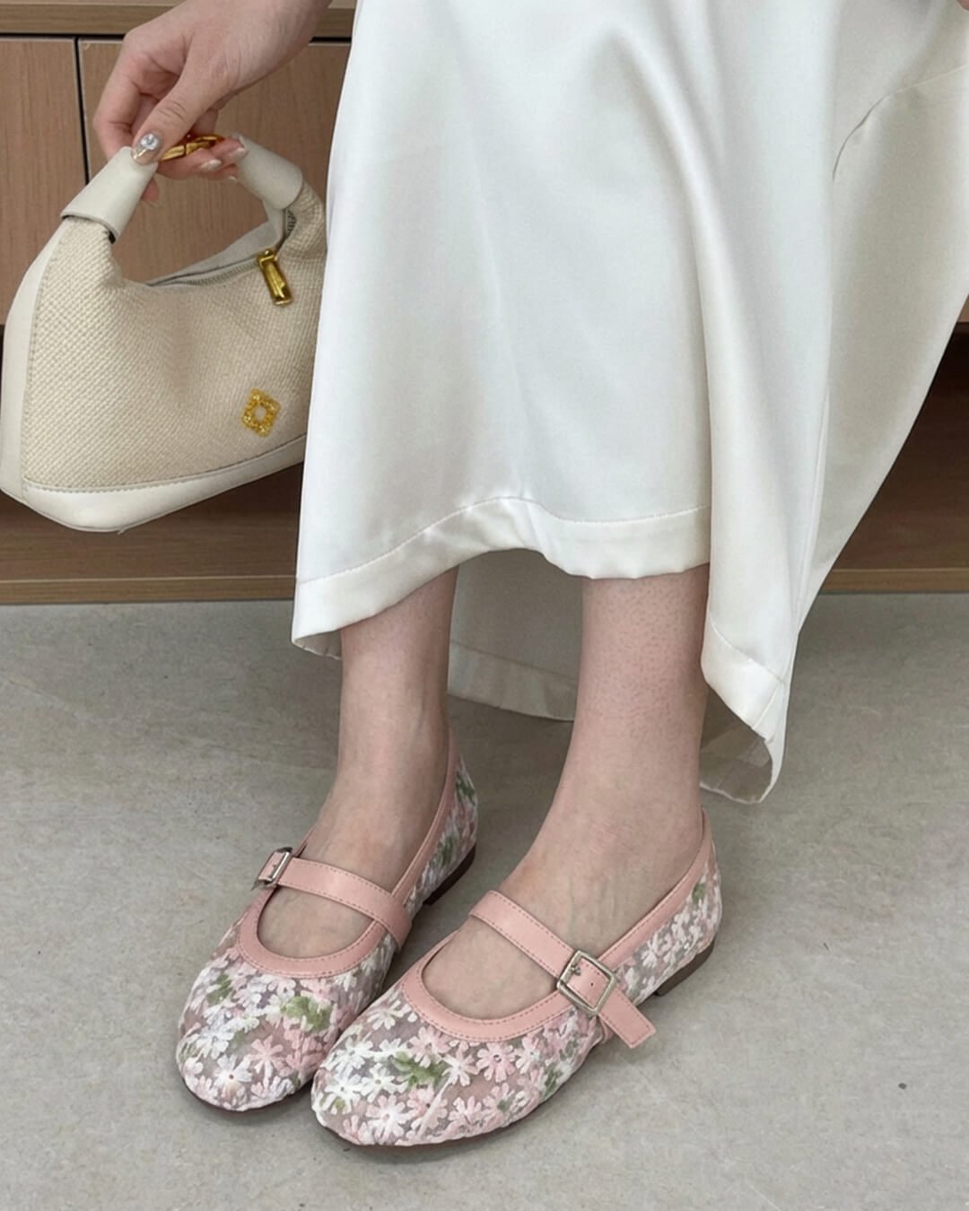Helen Mesh-Mary-Jane-Ballerinas