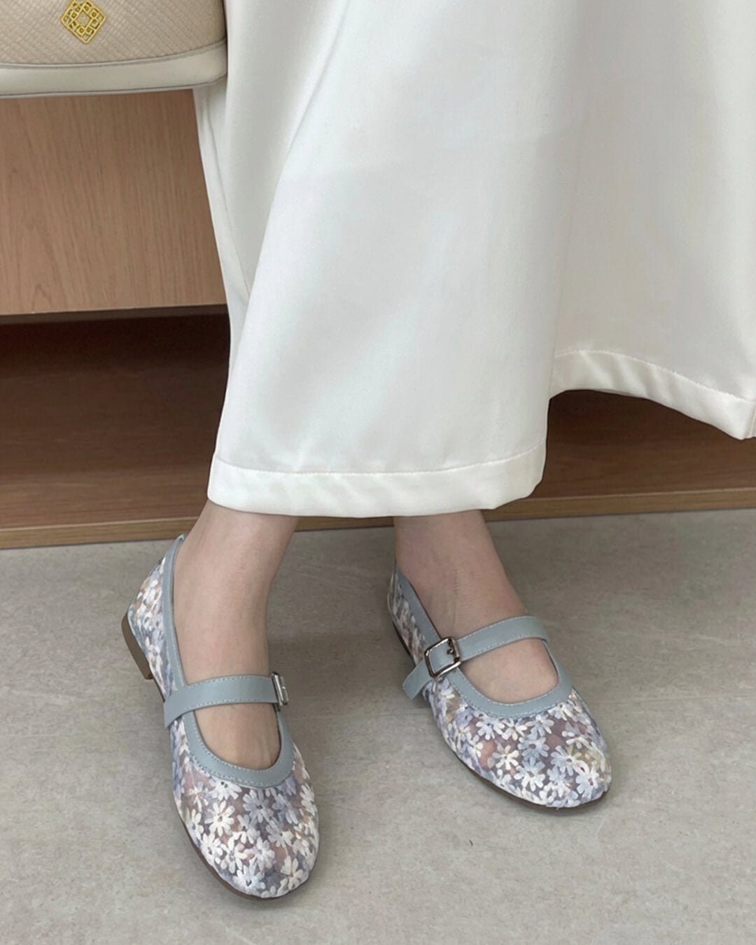 Helen Mesh-Mary-Jane-Ballerinas