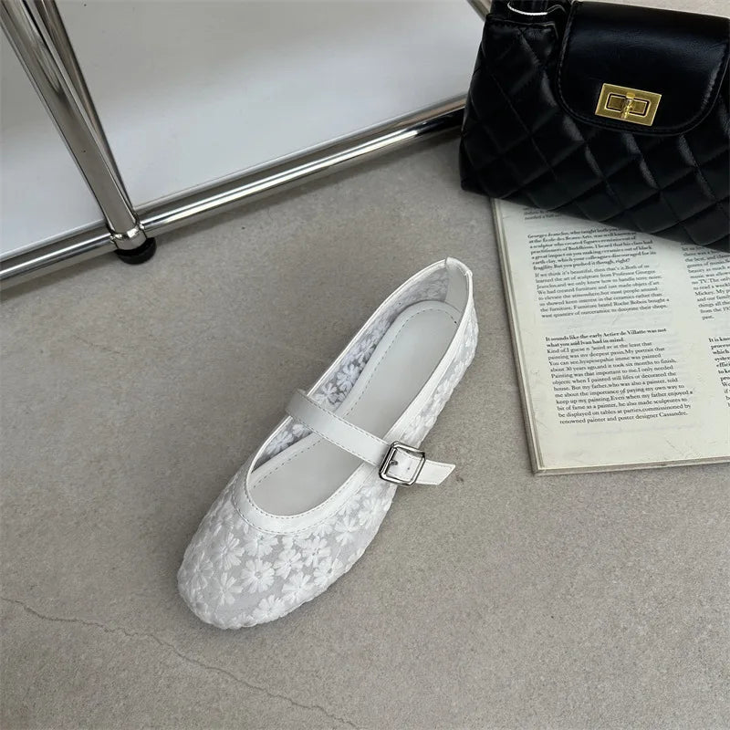 Helen Mesh-Mary-Jane-Ballerinas