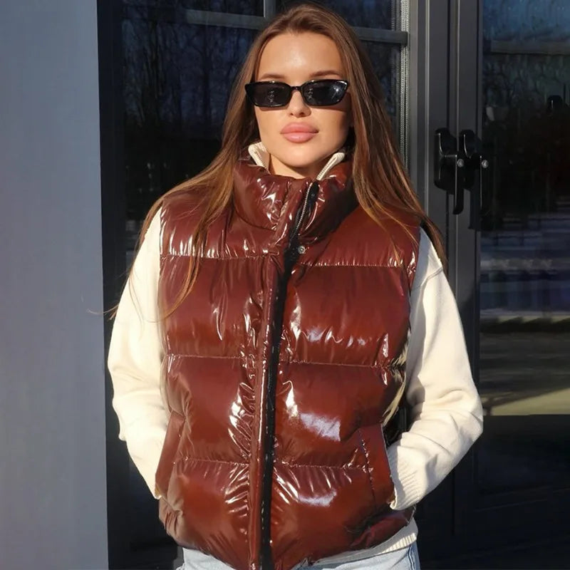 Jacke mit Stehkragen