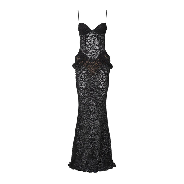 Isabella Spitzen-Maxikleid mit Korsett