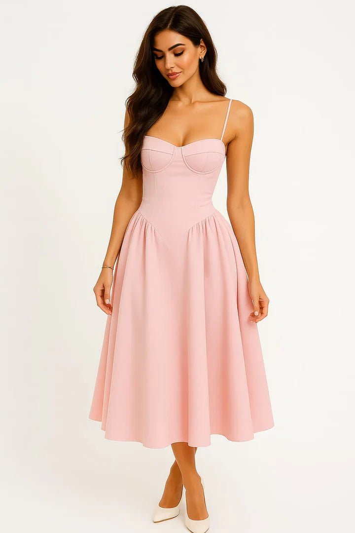 Isabelle Midi-Kleid für Hochzeitsgäste