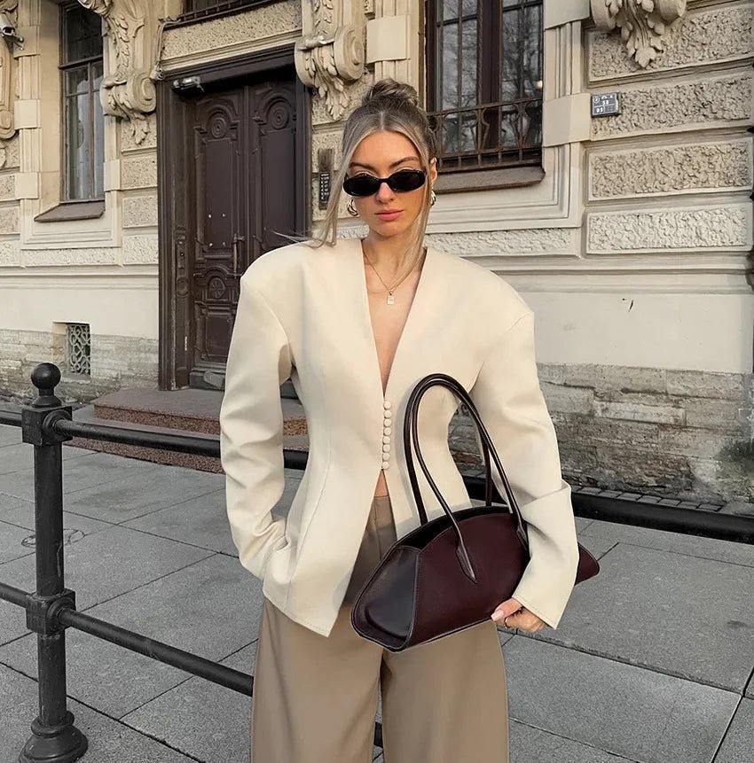 Isadora Taillierter Blazer mit Schulterpolstern