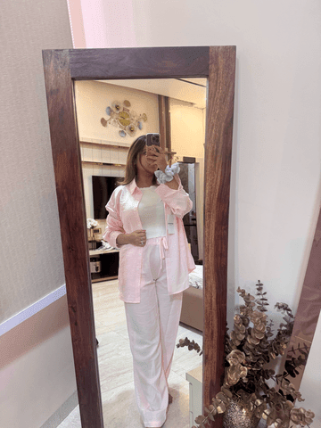 Ivanna Set aus weiter Bluse und Hose mit weitem Bein
