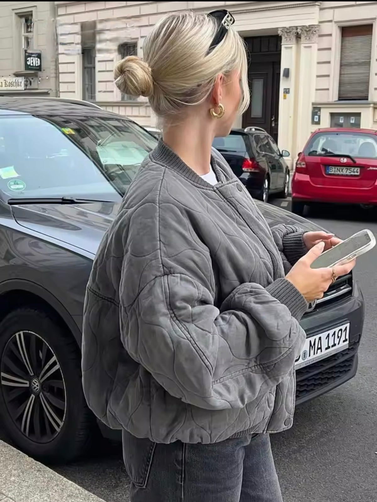 Janella wattierte Bomberjacke