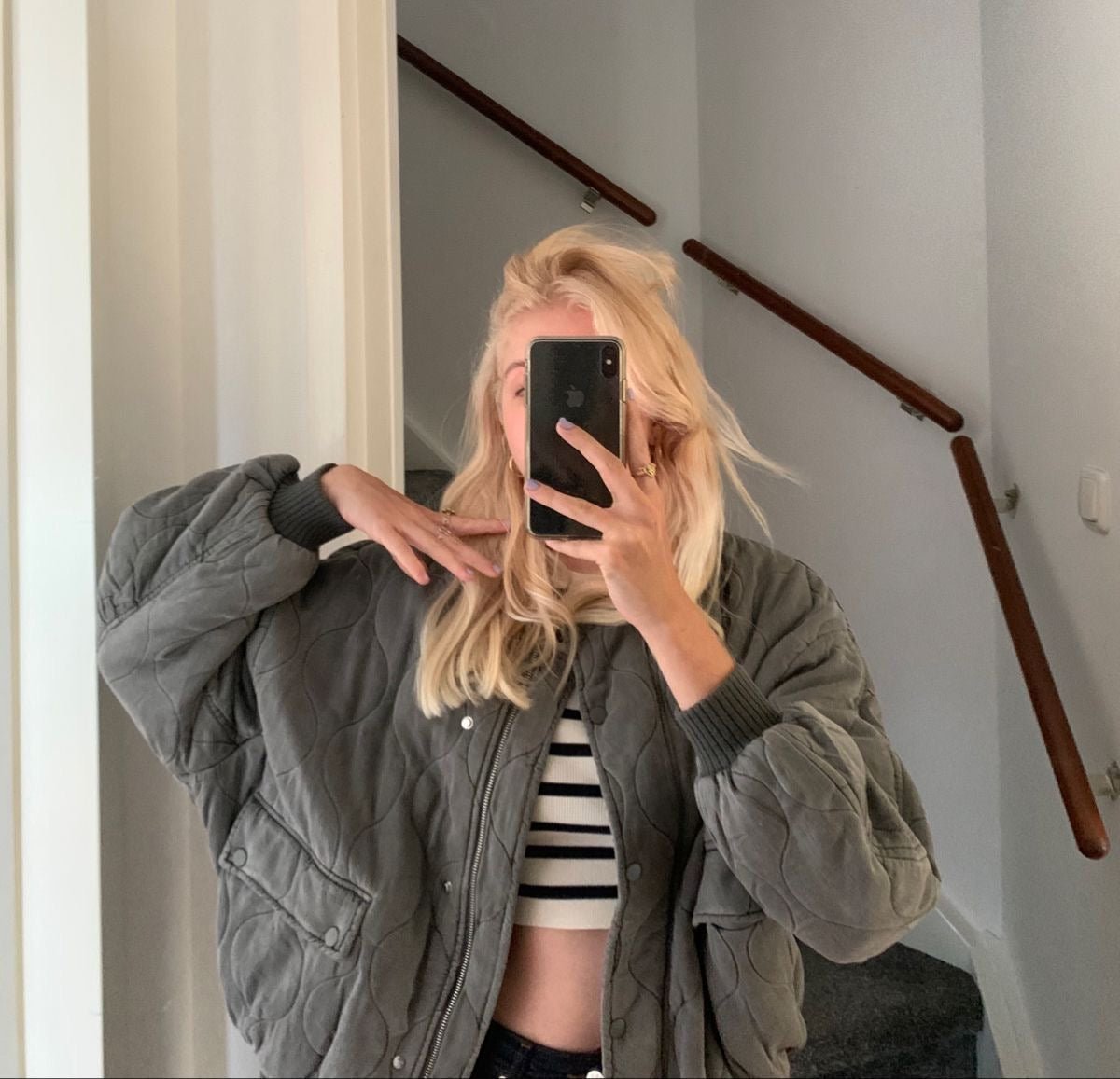 Janella wattierte Bomberjacke