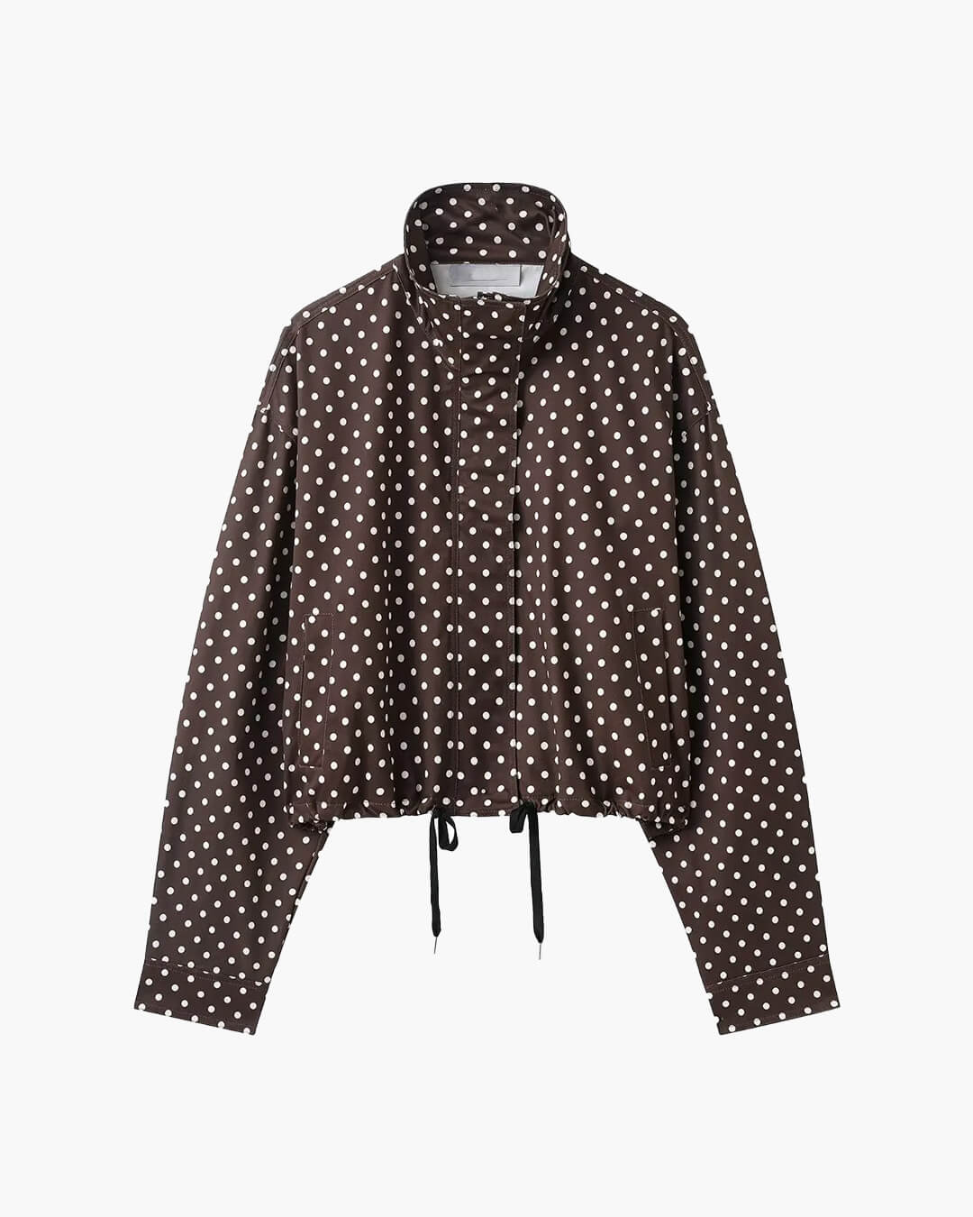 Jacke „Janelle“ mit Stehkragen und Kordelzug