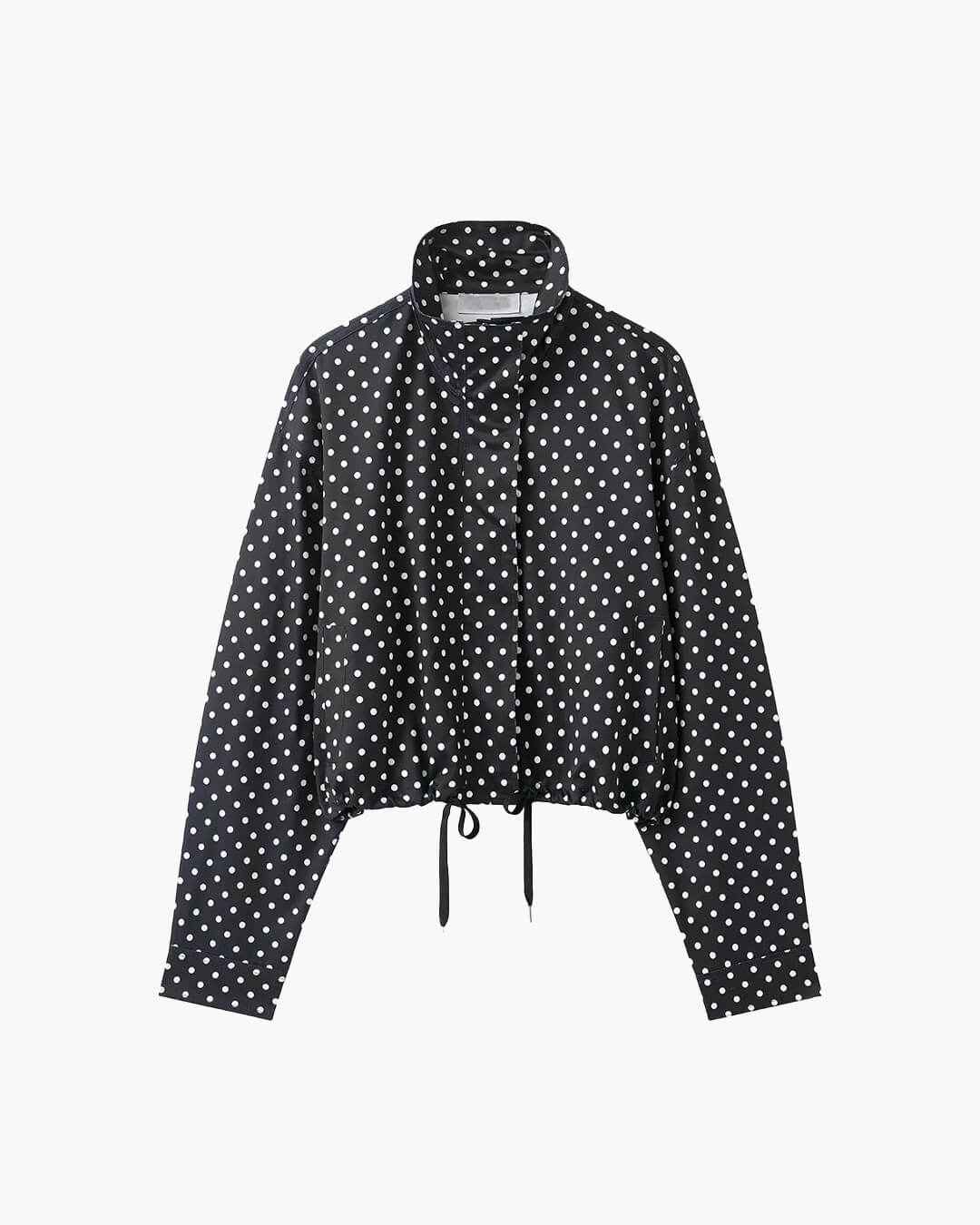 Jacke „Janelle“ mit Stehkragen und Kordelzug