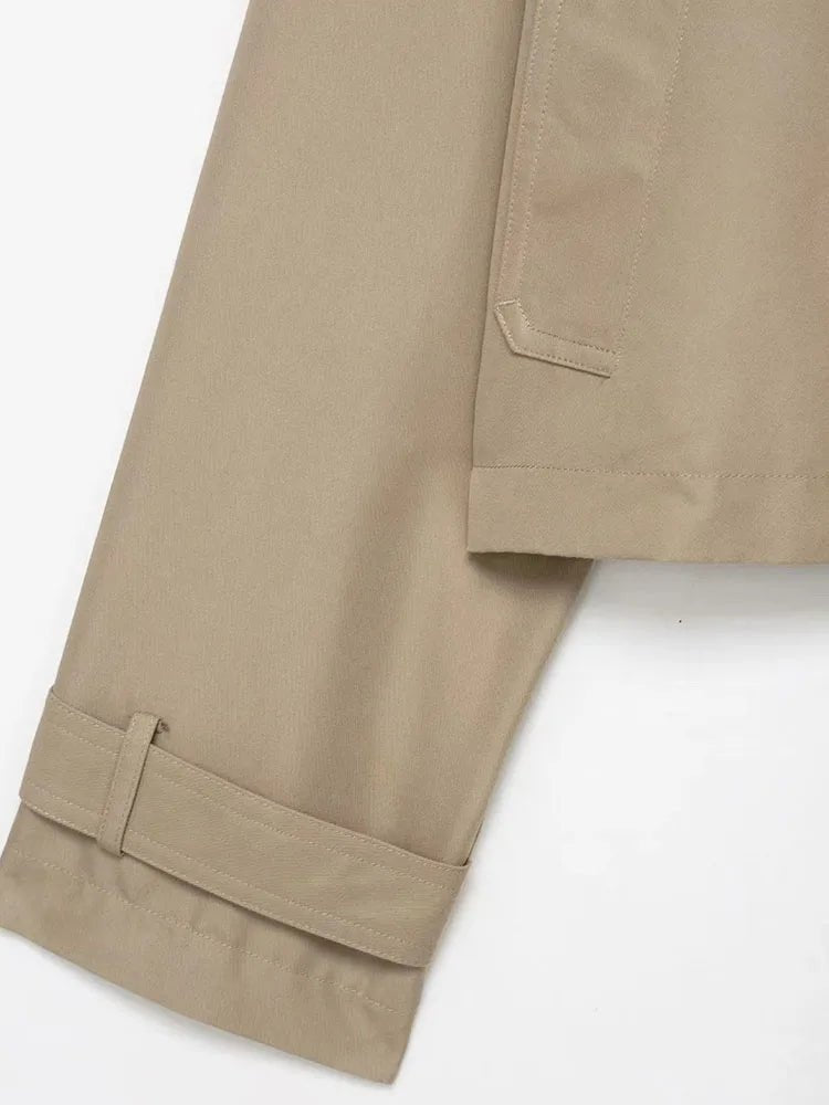Janice Cropped-Trenchcoat