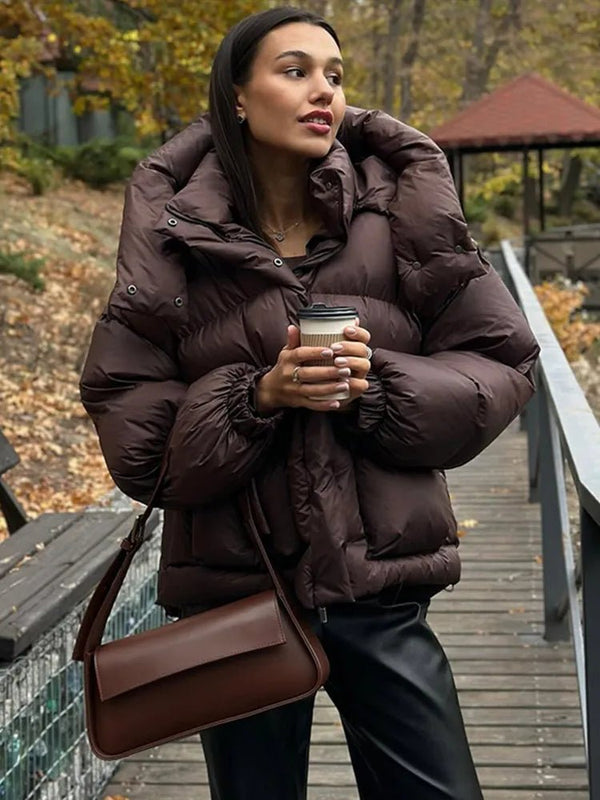 Janine Steppjacke mit Kapuze