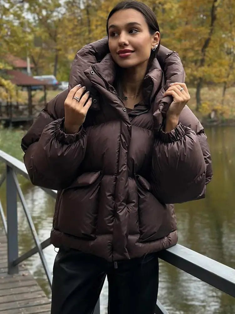 Janine Steppjacke mit Kapuze