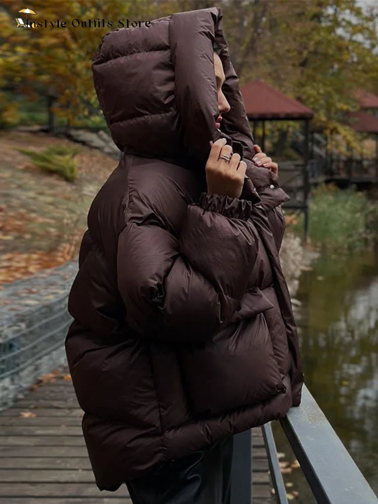 Janine Steppjacke mit Kapuze