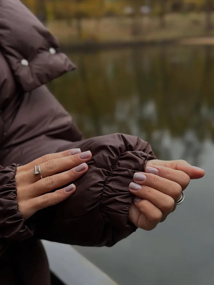 Janine Steppjacke mit Kapuze