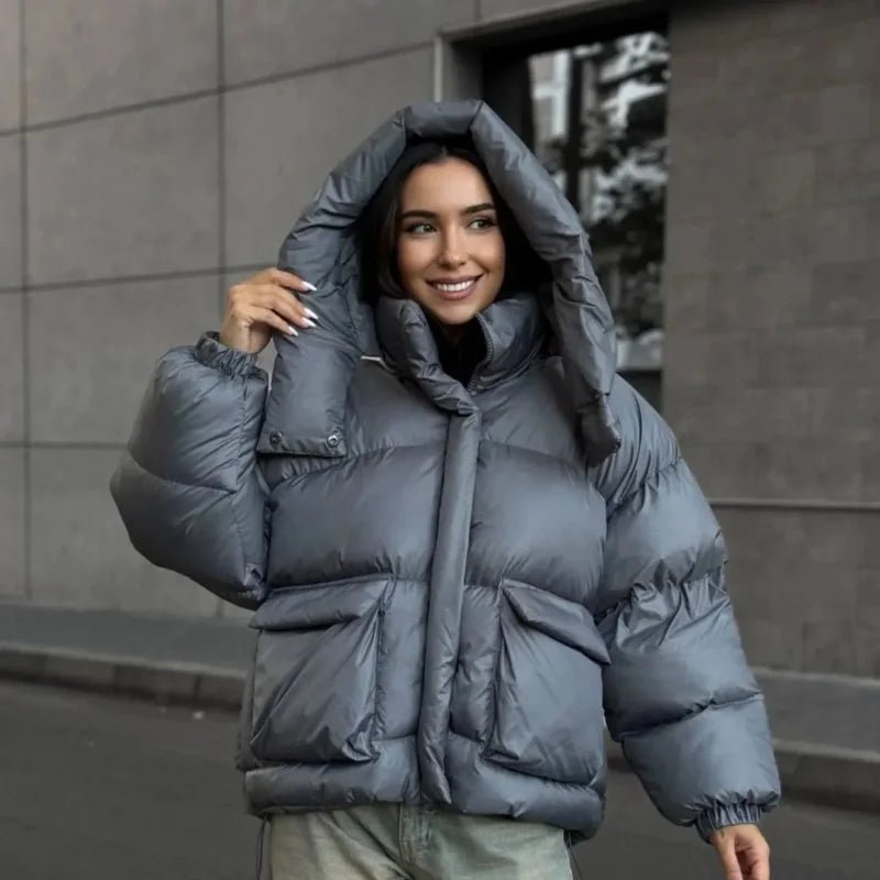 Janine Steppjacke mit Kapuze