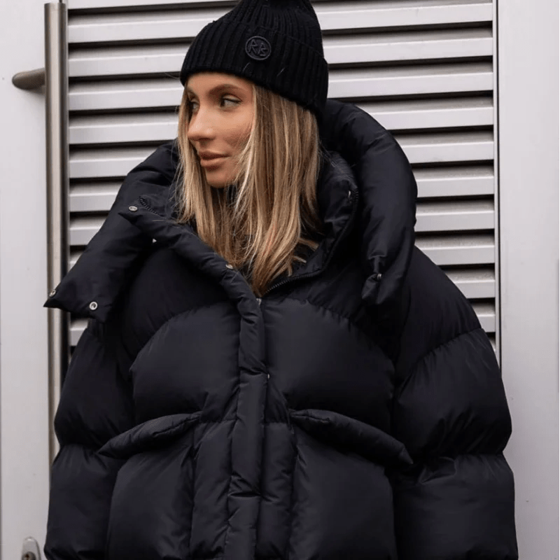 Janine Steppjacke mit Kapuze
