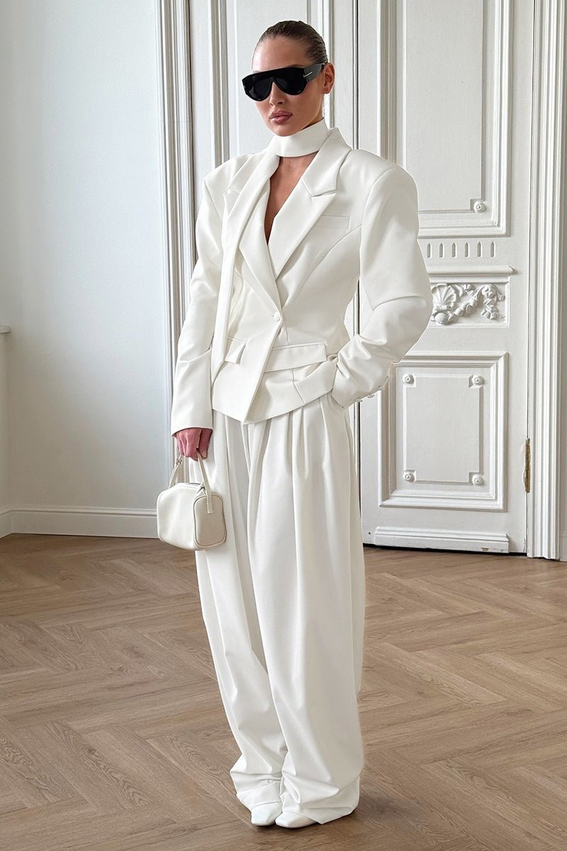 Janna Blazer mit einem Knopf und Schalkragen