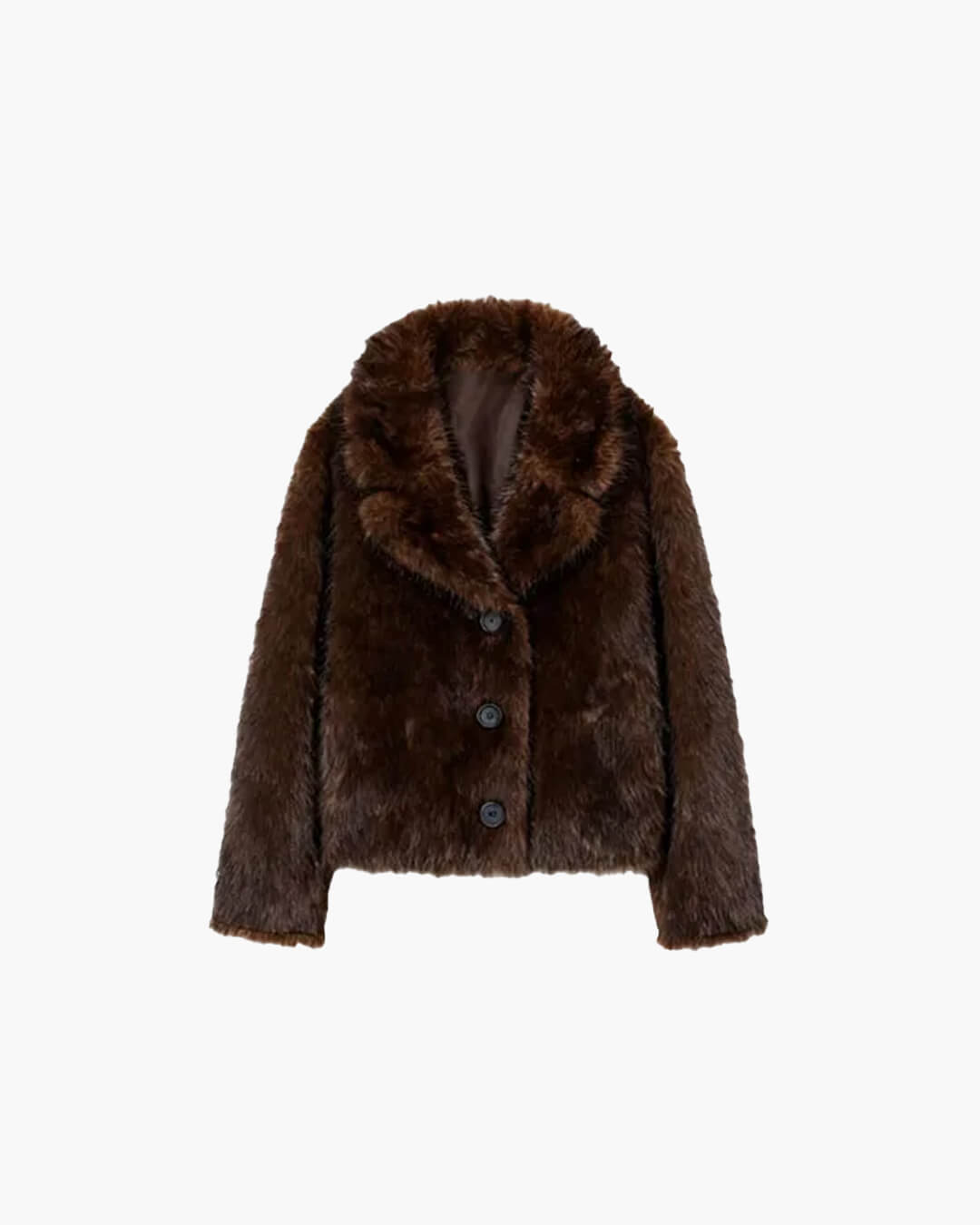 Jenny Wendejacke aus Kunstpelz und Leder
