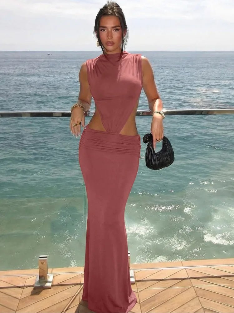 Jianna Rückenfreies Maxikleid mit Cut-outs