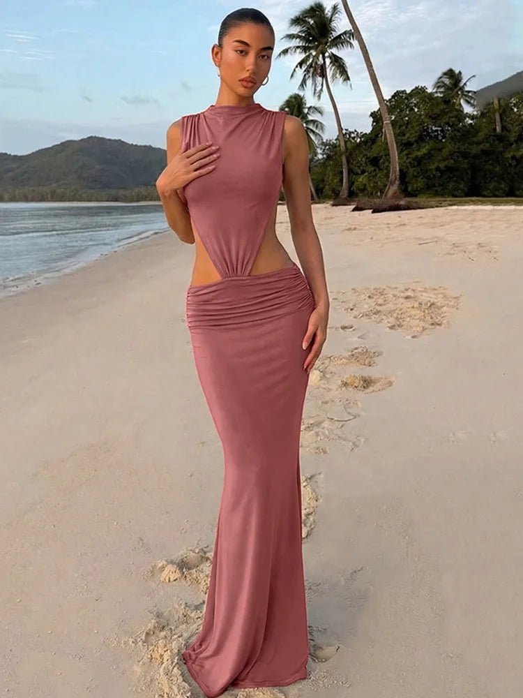 Jianna Rückenfreies Maxikleid mit Cut-outs