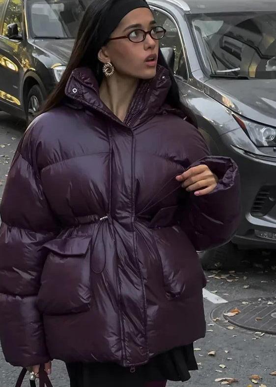 Jillian Glänzende Steppjacke