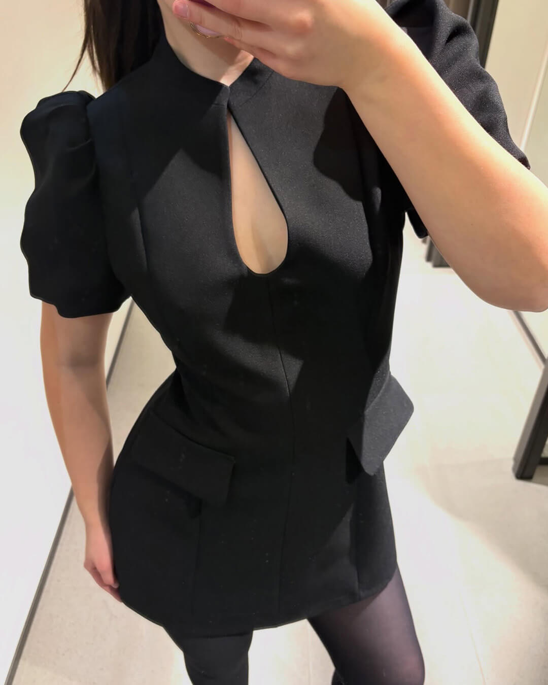 Julia Minikleid mit Puffärmeln