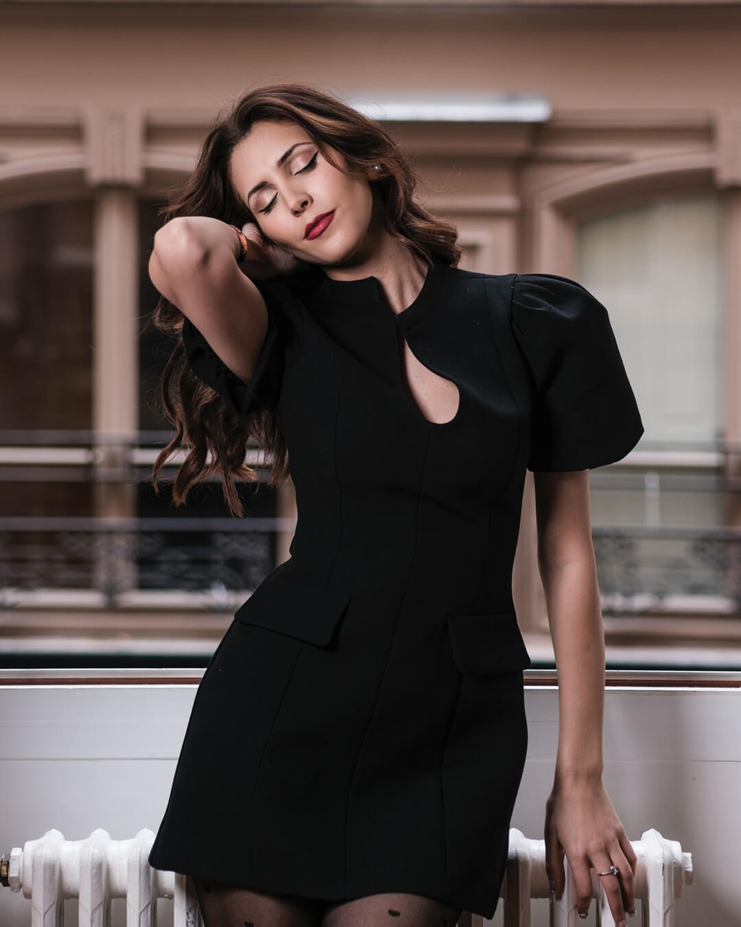 Julia Minikleid mit Puffärmeln