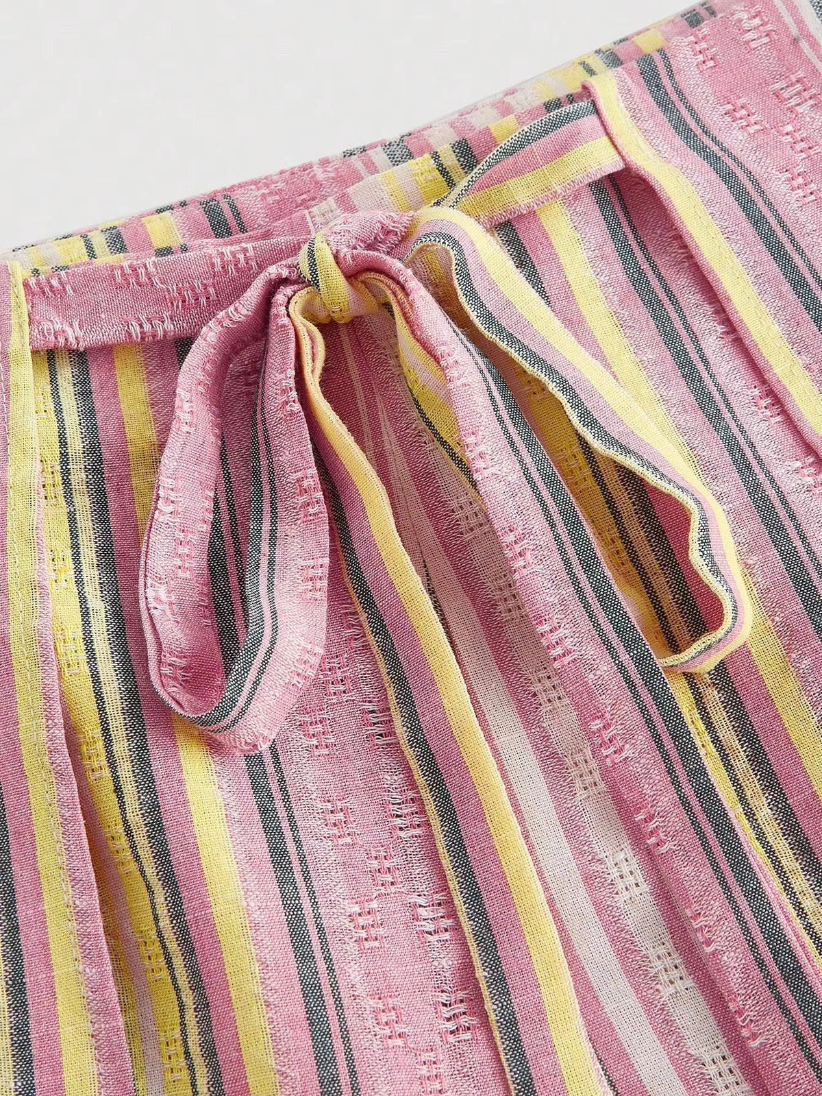 Julie Vertical Stripe Trousers