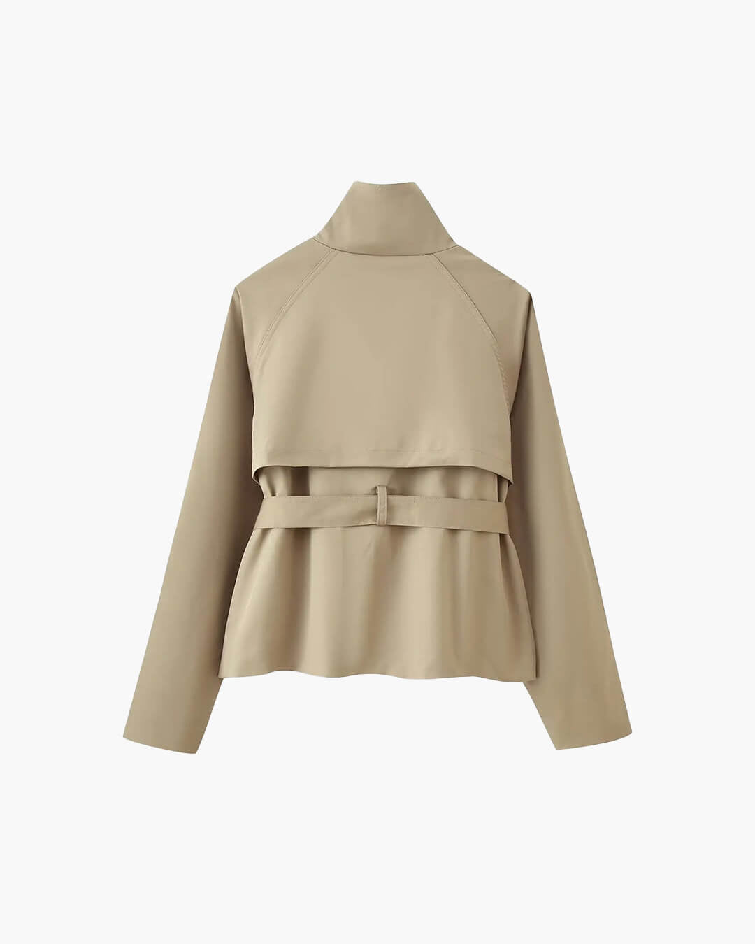 Kara kurzer Trenchcoat mit Stehkragen
