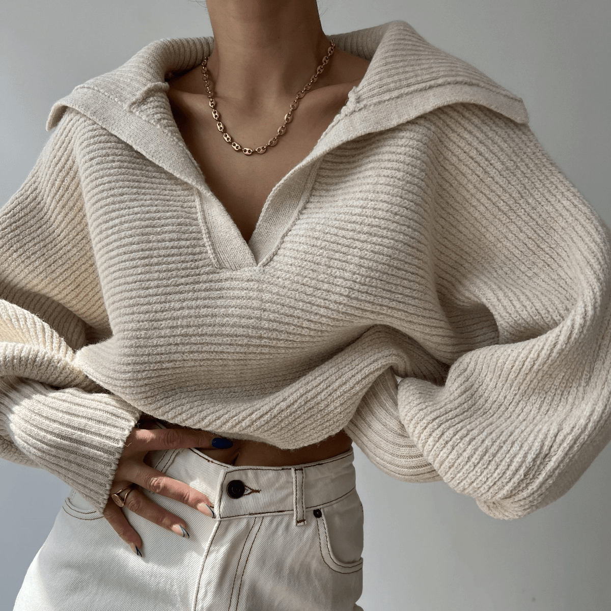 Oversize-Strickpullover Kath