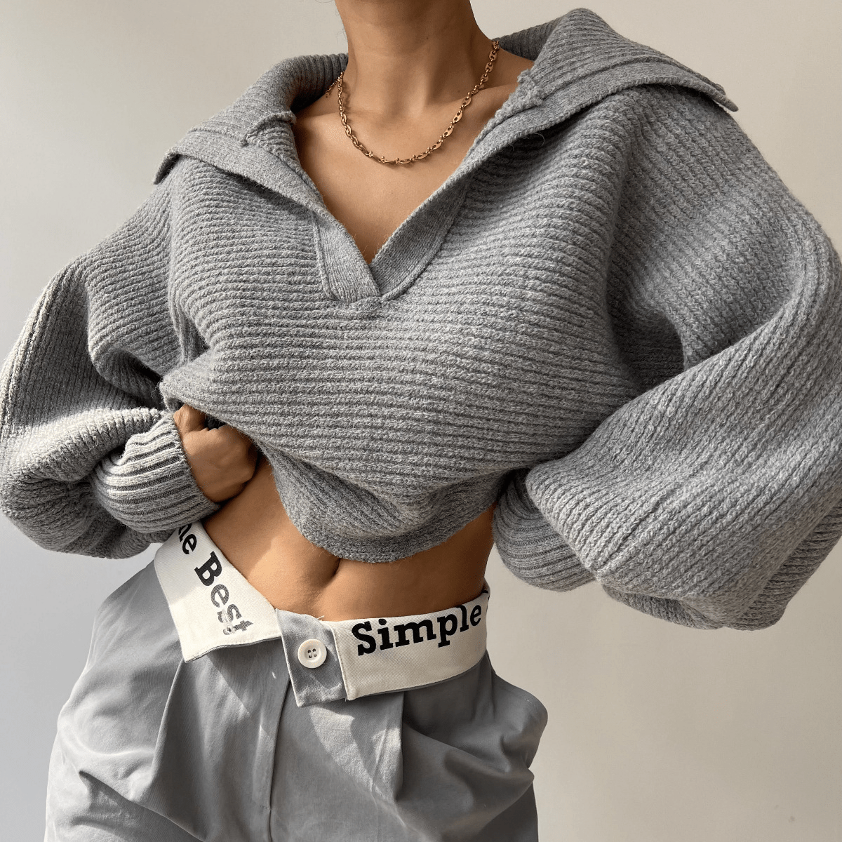 Oversize-Strickpullover Kath