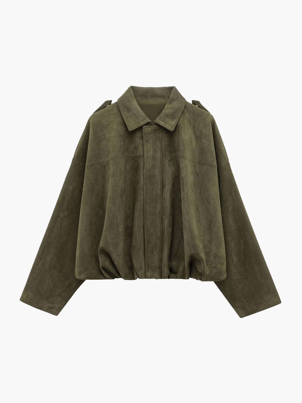 Wildleder-Bomberjacke Katherine