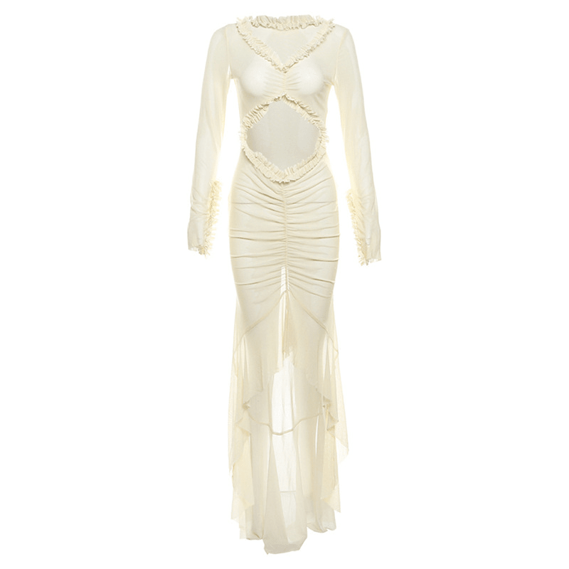 Katie Transparentes figurbetontes Kleid