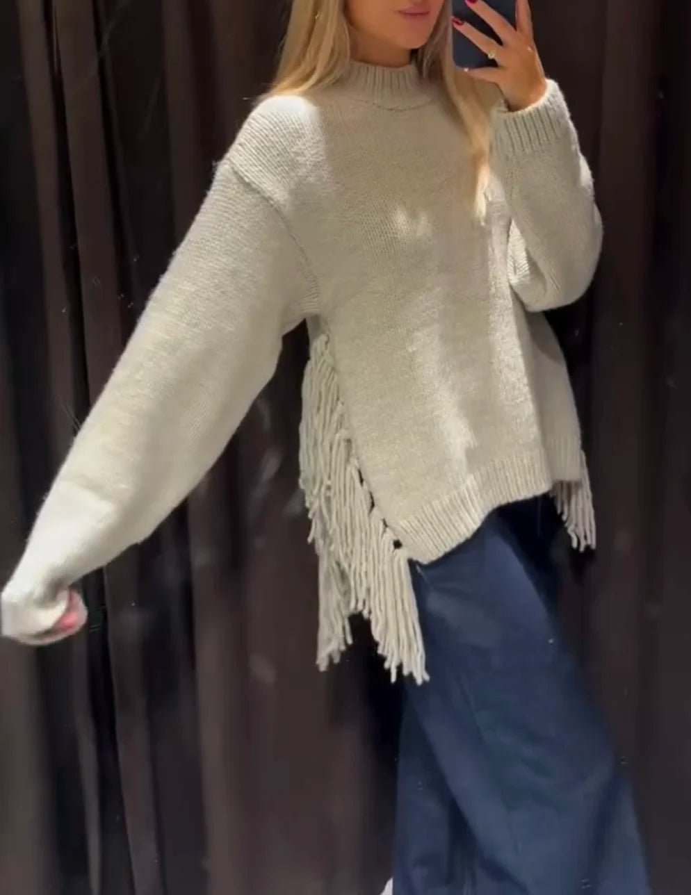 Kelly Strickpullover mit Quasten