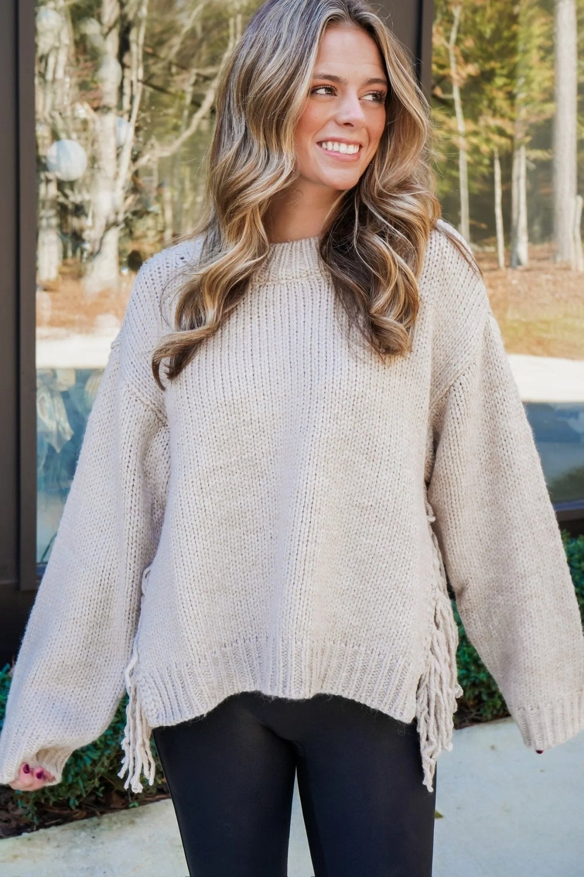 Kelly Strickpullover mit Quasten