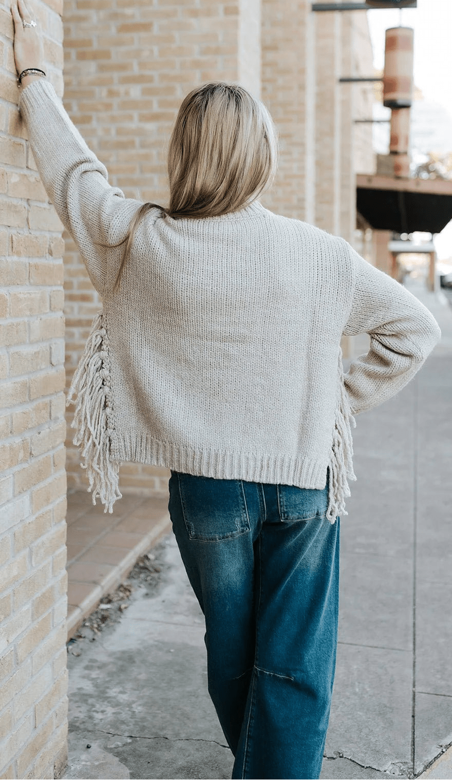 Kelly Strickpullover mit Quasten