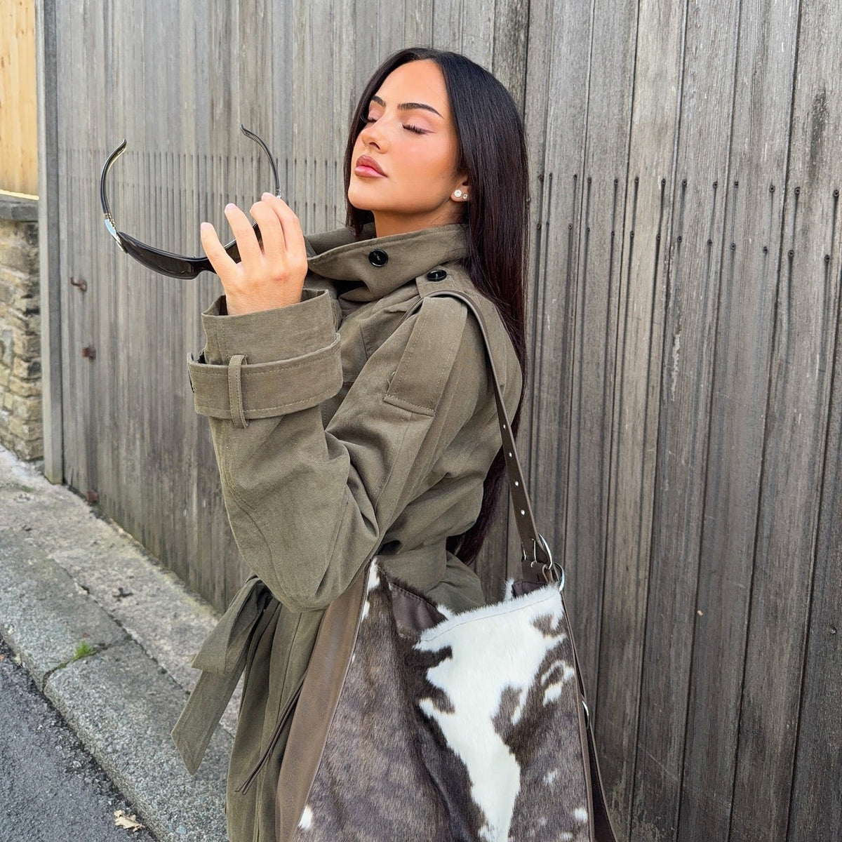 Kendra Taillierte Windbreaker-Jacke