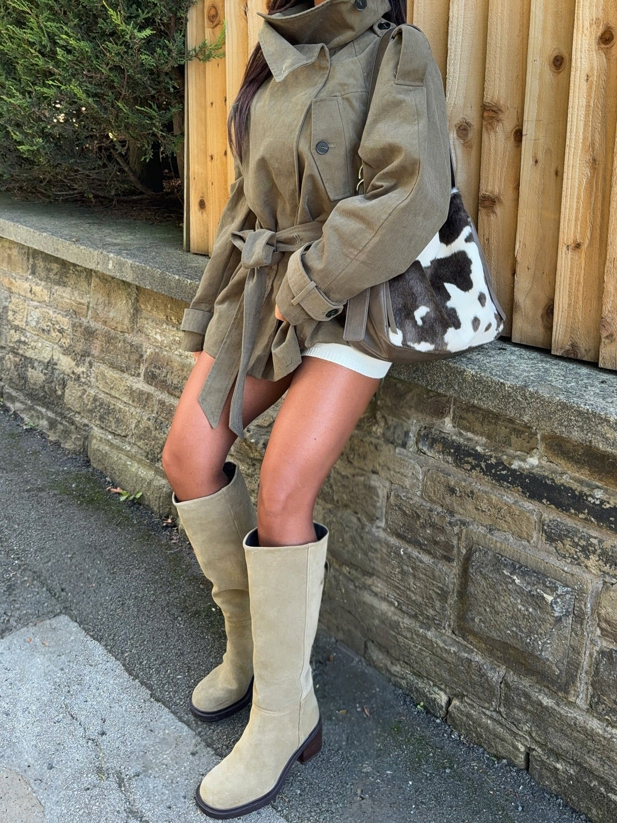 Kendra Taillierte Windbreaker-Jacke