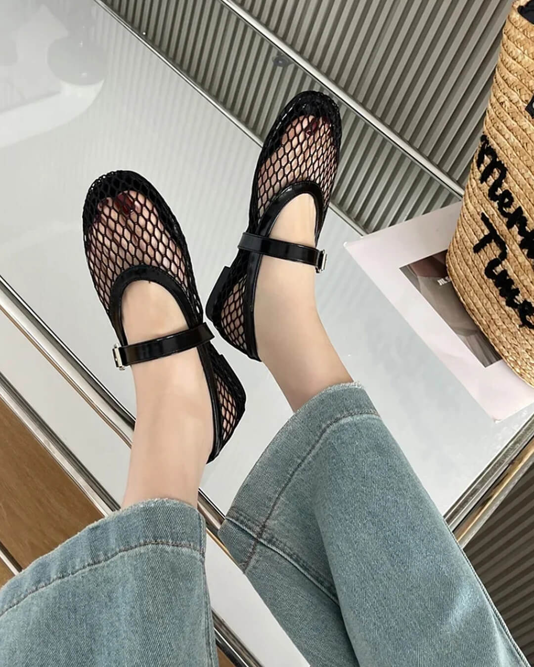 Laurette Ballerinas mit Schnalle