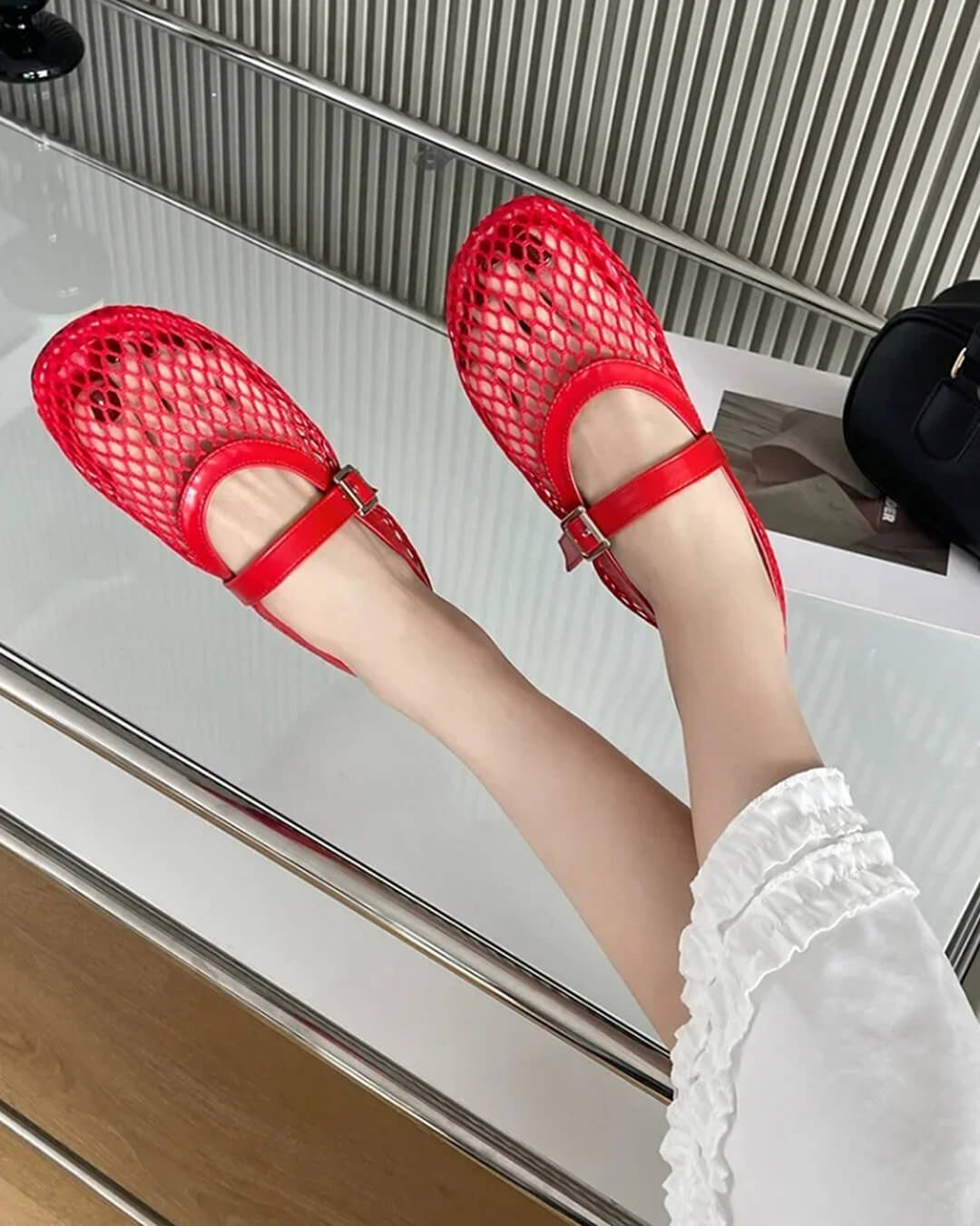 Laurette Ballerinas mit Schnalle