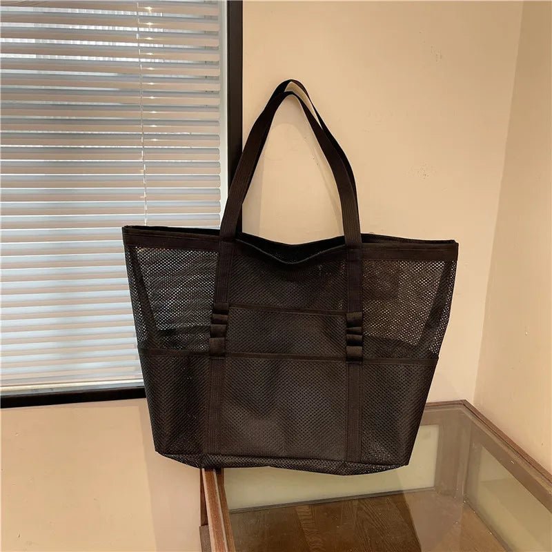 Layla Große Canvas-Strandtasche