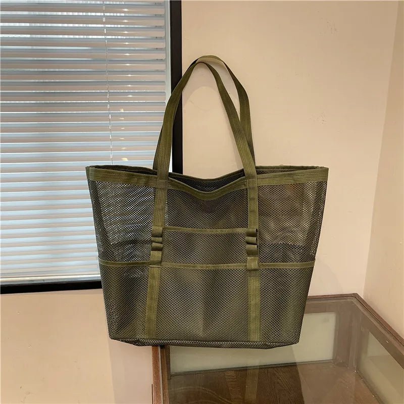 Layla Große Canvas-Strandtasche