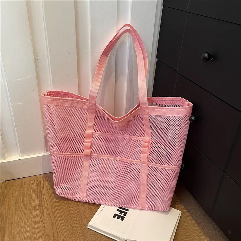 Layla Große Canvas-Strandtasche