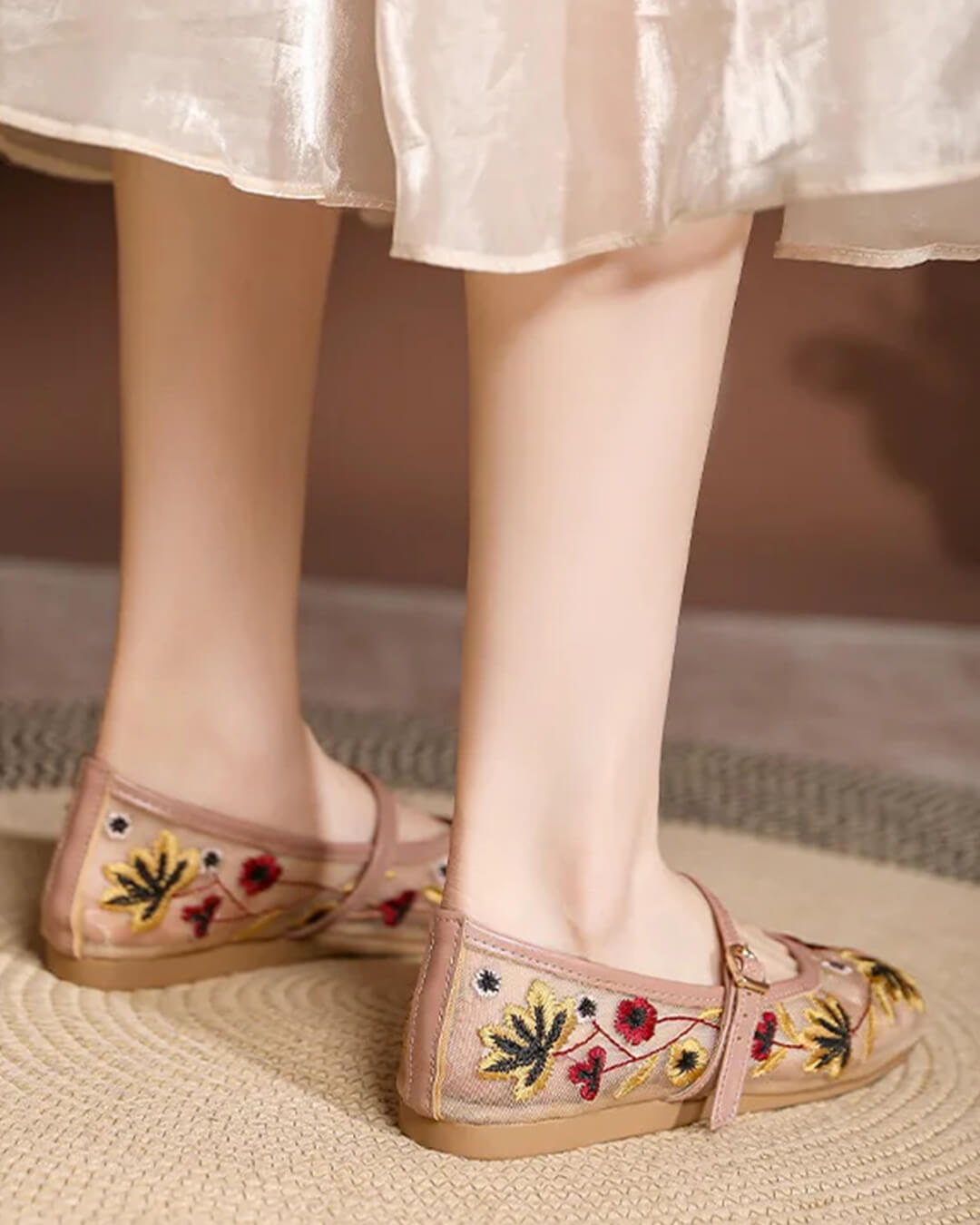 Leah Ballerinas mit Stickerei