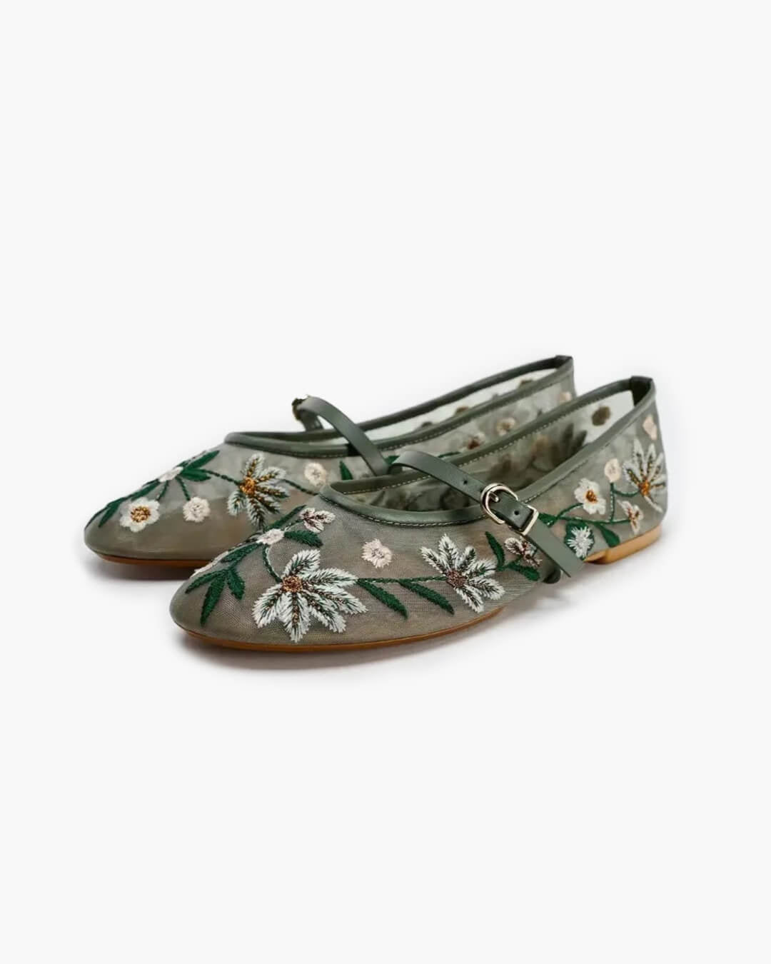 Leah Ballerinas mit Stickerei
